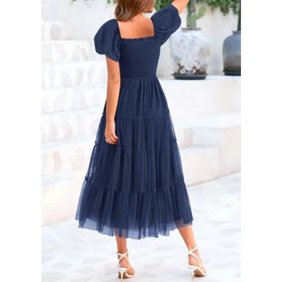 Florentina Tiered Tulle Dress