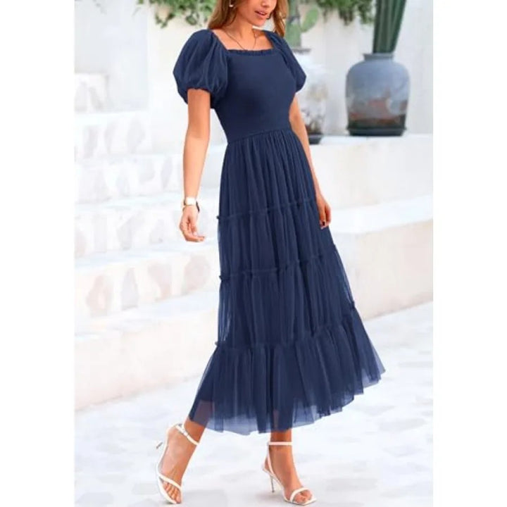 Florentina Tiered Tulle Dress