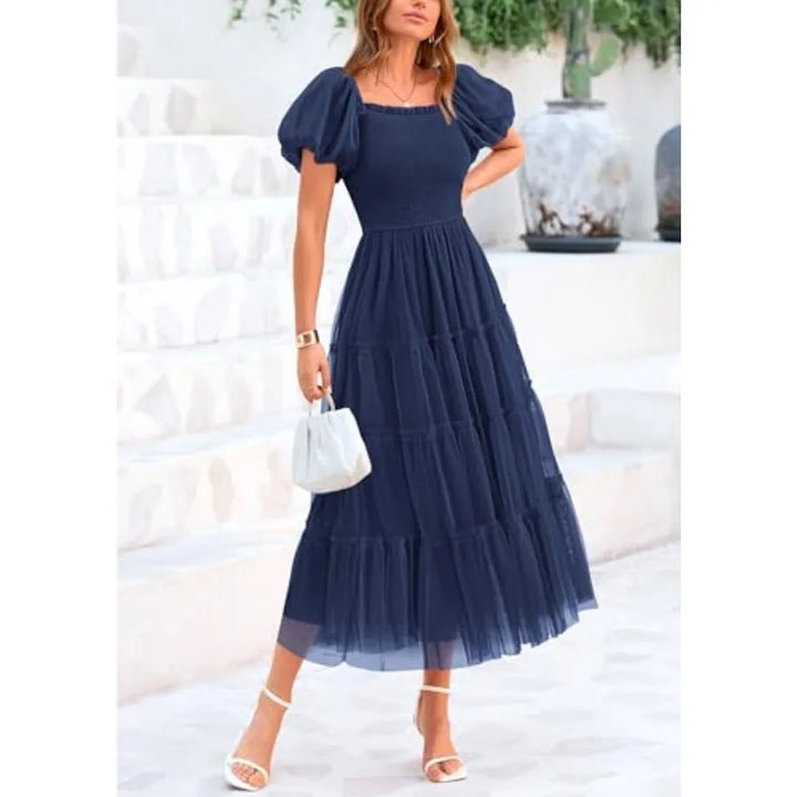 Florentina Tiered Tulle Dress