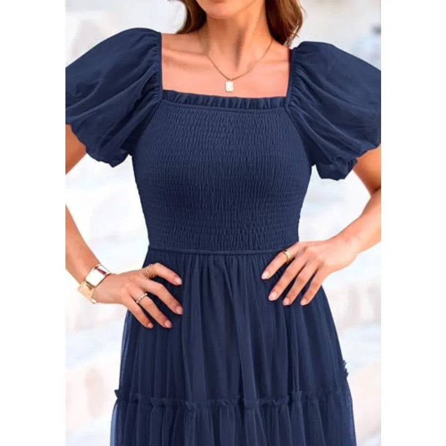 Florentina Tiered Tulle Dress