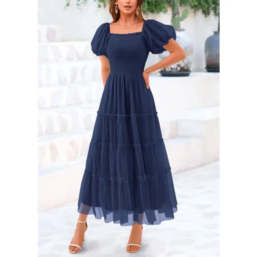 Florentina Tiered Tulle Dress