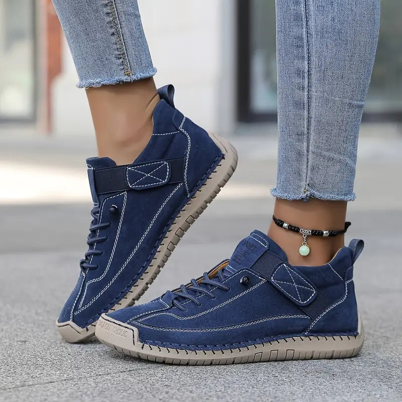 Flux Leather Comfort Sneakers - Ocean Blue