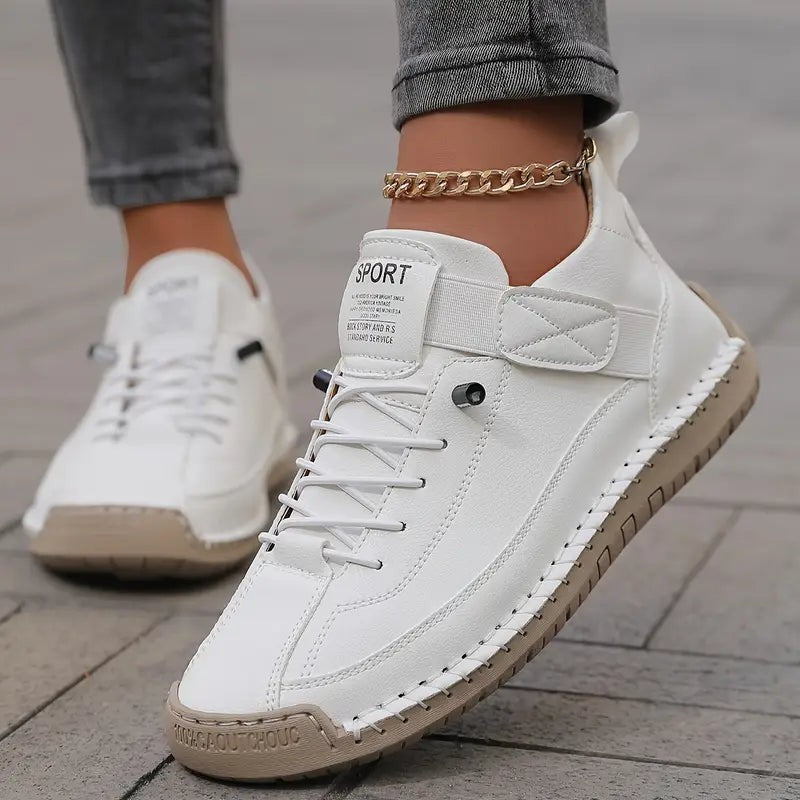 Flux Leather Comfort Sneakers - White