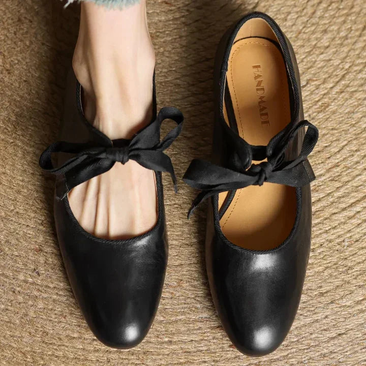 Marvella Leather Charming Ballet Flats