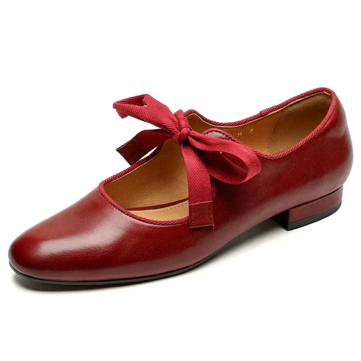 Marvella Leather Charming Ballet Flats
