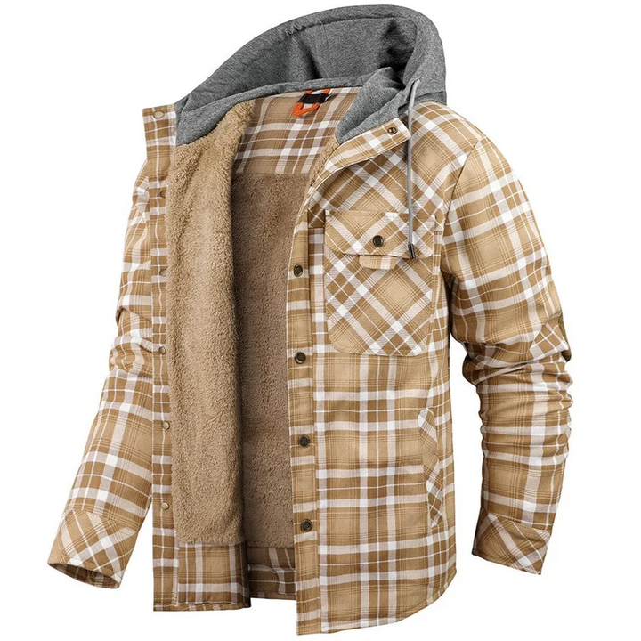 Ironveil Plaid Sherpa Jacket