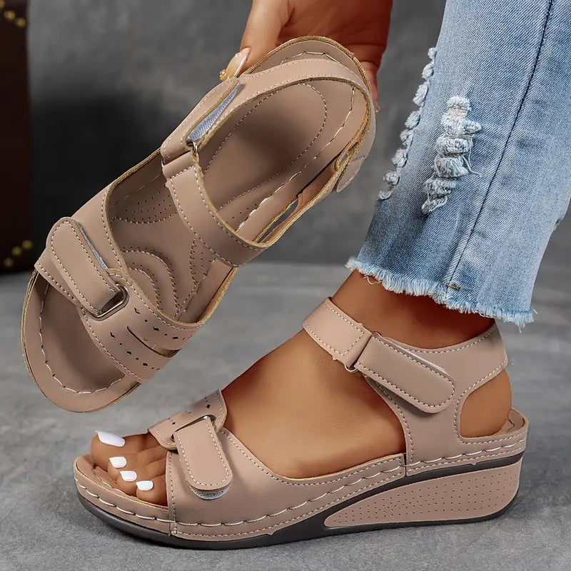  Leather Orthopedic Sandals - Sandstone