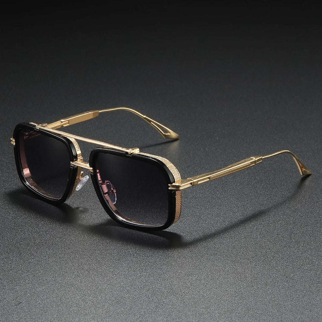 Lyon Sunglasses - Matte Black / Dusk Fade
