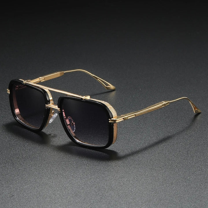 Lyon Sunglasses - Matte Black / Dusk Fade