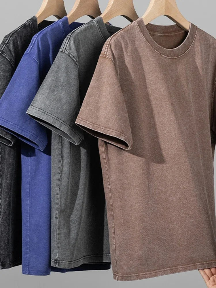 Manhattan Washed 100% Cotton T-Shirt