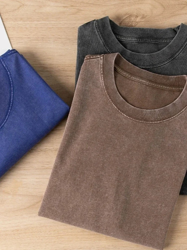 Manhattan Washed 100% Cotton T-Shirt
