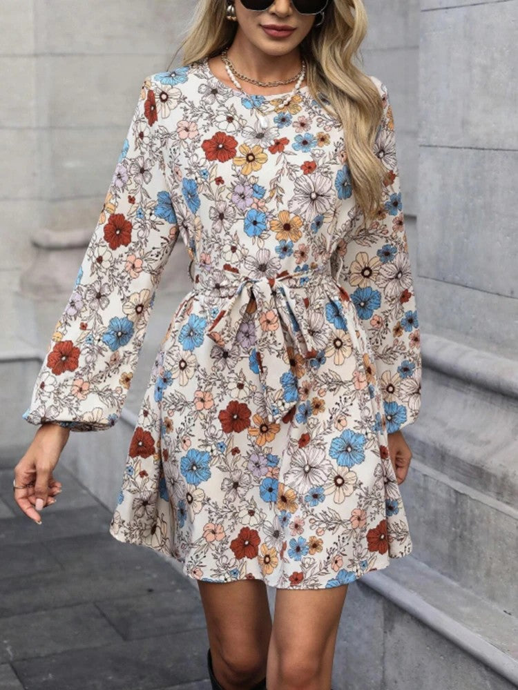 Marseille Floral Mini Dress - Botanical Multi