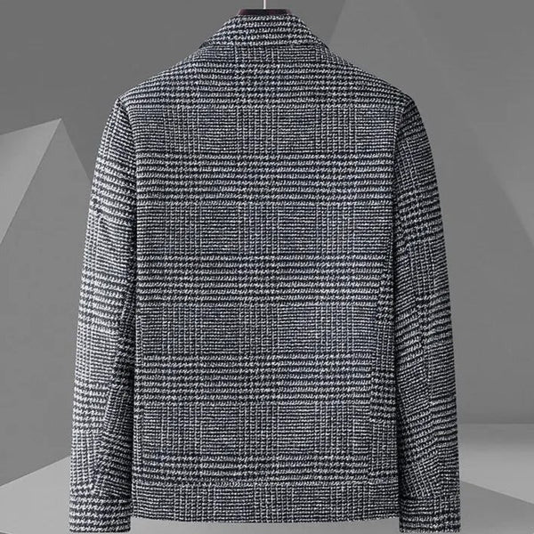 Tivoli Houndstooth Wool Trucker Jacket