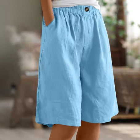 Matera Soft Knit Shorts - Azure