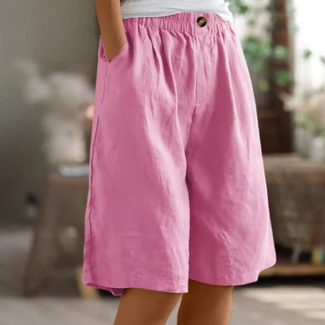 Matera Soft Knit Shorts - Blush Pink