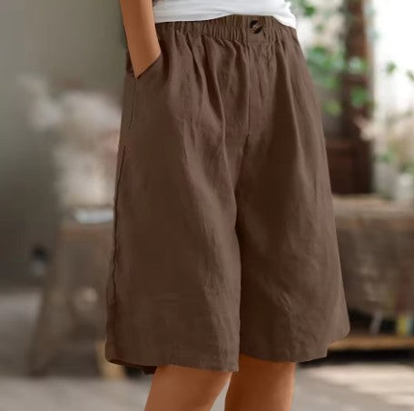 Matera Soft Knit Shorts - Espresso Brown