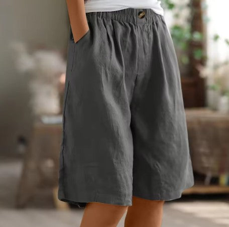 Matera Soft Knit Shorts - Heather Grey