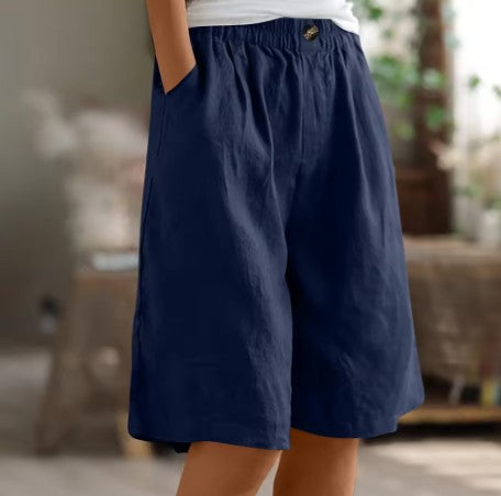 Matera Soft Knit Shorts - Navy