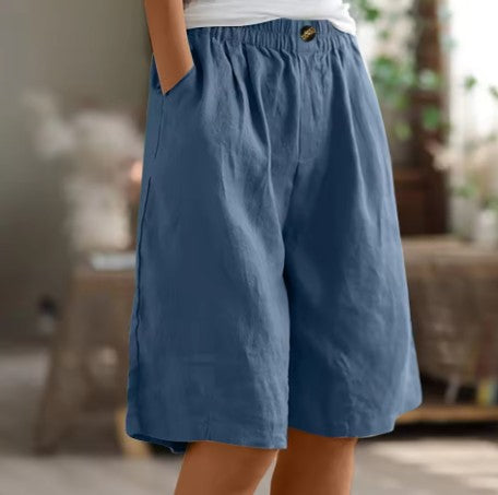 Matera Soft Knit Shorts - Ocean Blue