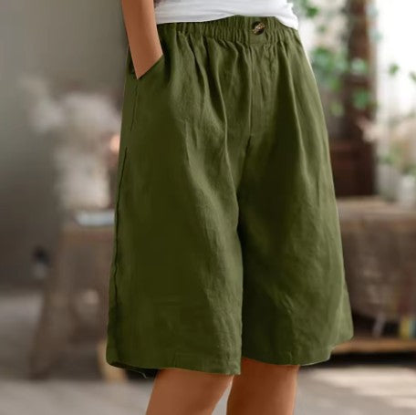 Matera Soft Knit Shorts - Olive
