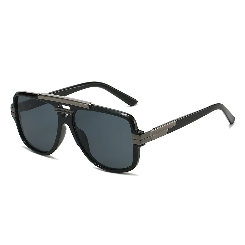 Maverick Pilot Sunglasses - Matte Black / Obsidian