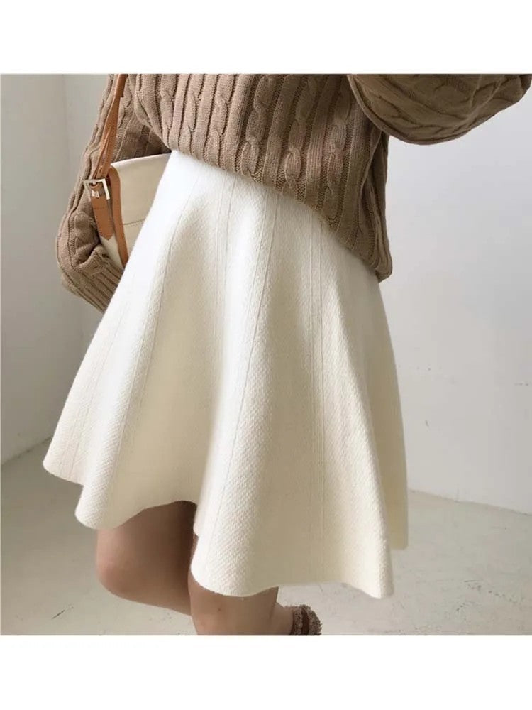 Navara Knitted Mini Skirt