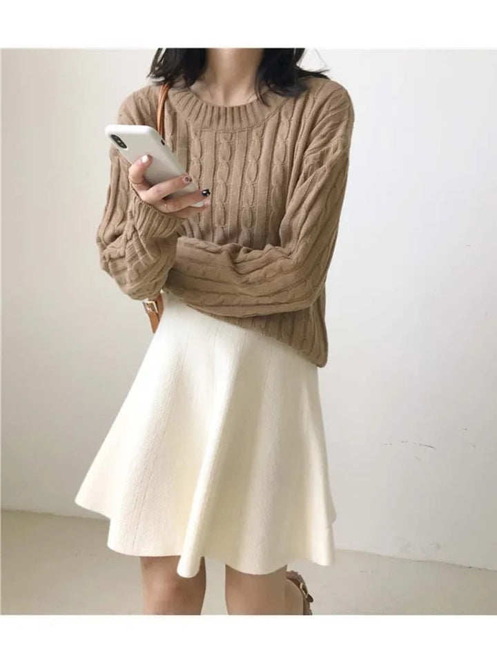 Navara Knitted Mini Skirt