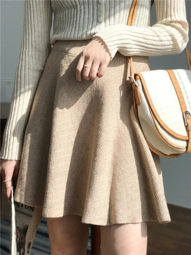 Navara Knitted Mini Skirt
