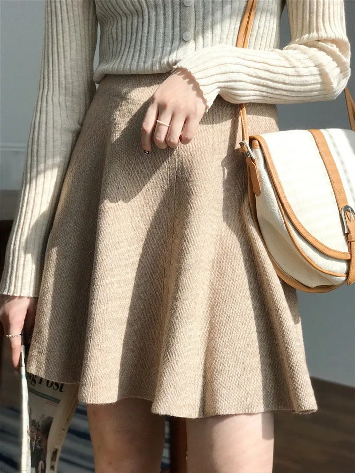 Navara Knitted Mini Skirt