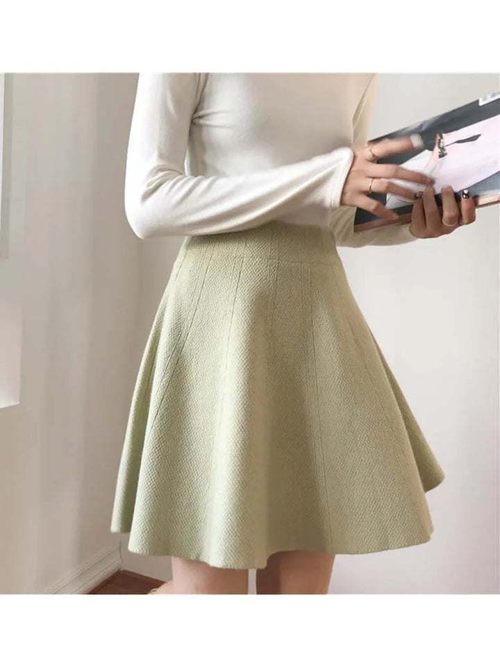 Navara Knitted Mini Skirt