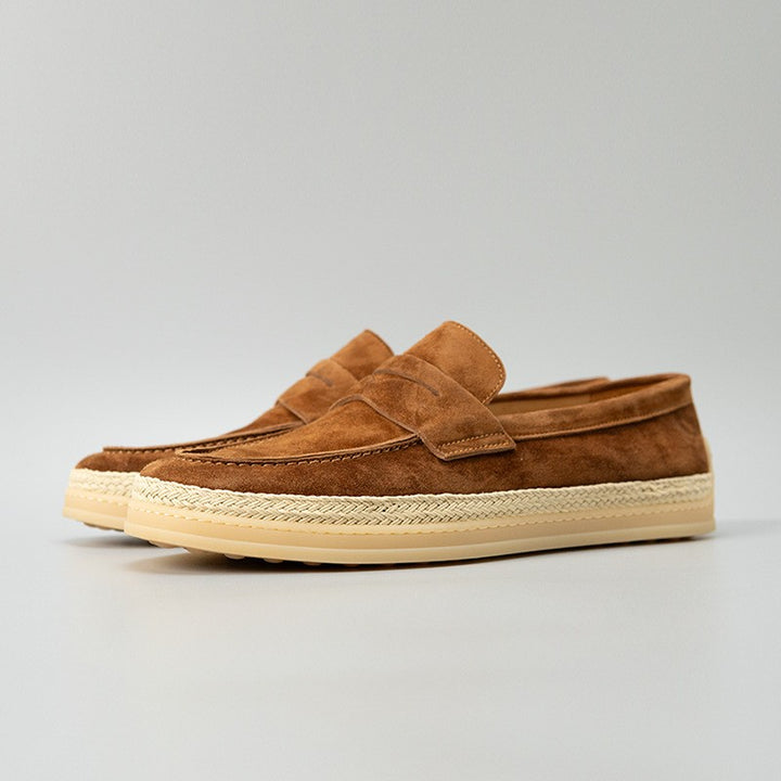 Ostuni Suede Espadrille Loafers