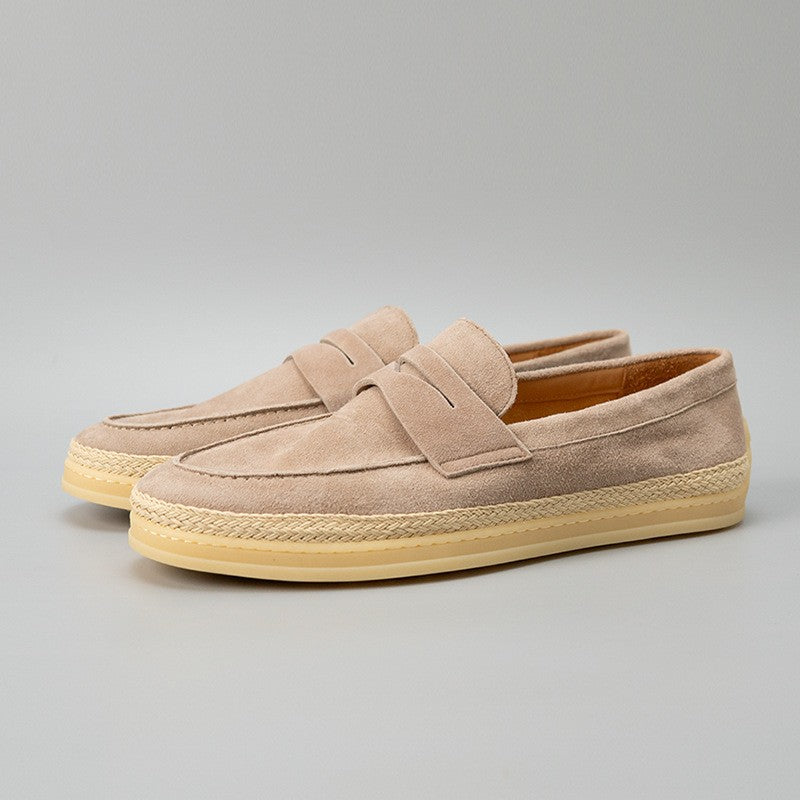 Ostuni Suede Espadrille Loafers