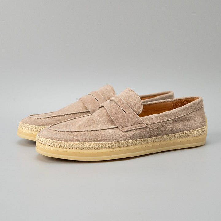 Ostuni Suede Espadrille Loafers