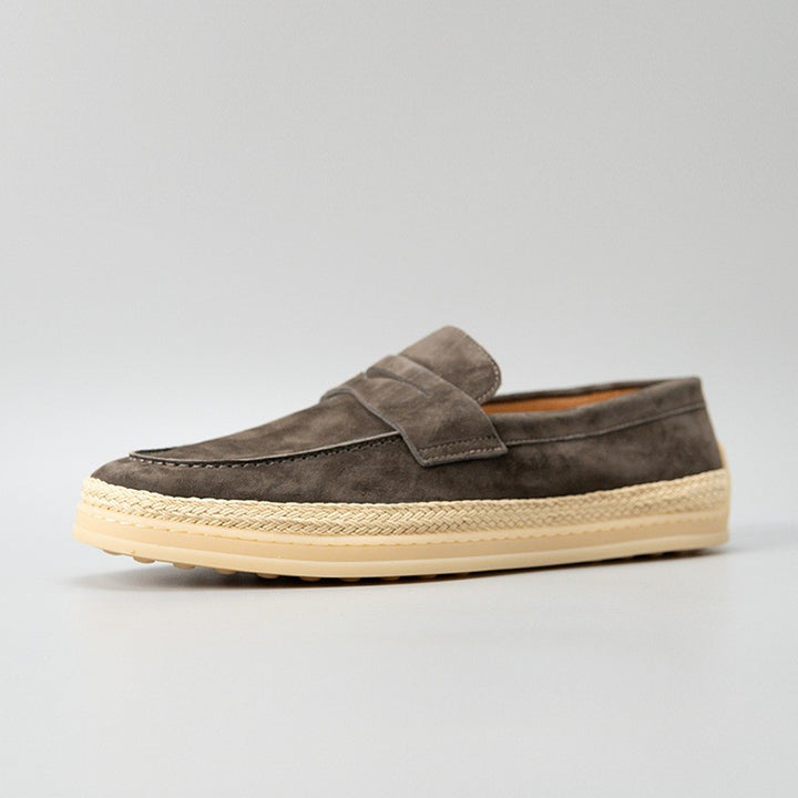 Ostuni Suede Espadrille Loafers