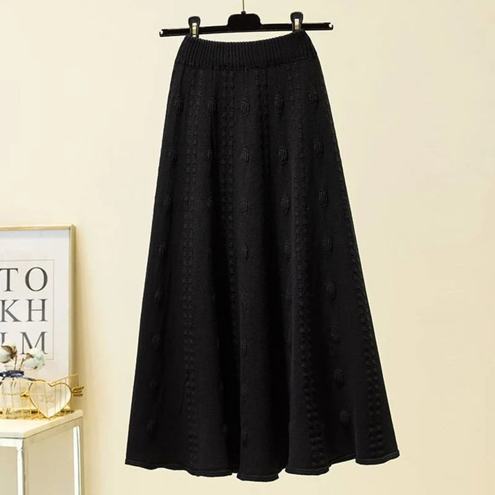 Perugia Knit Midi Skirt - Classic Black