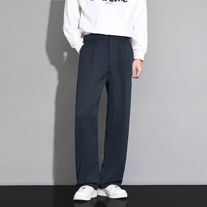 Pirin Ice Silk Trousers - Navy Blue