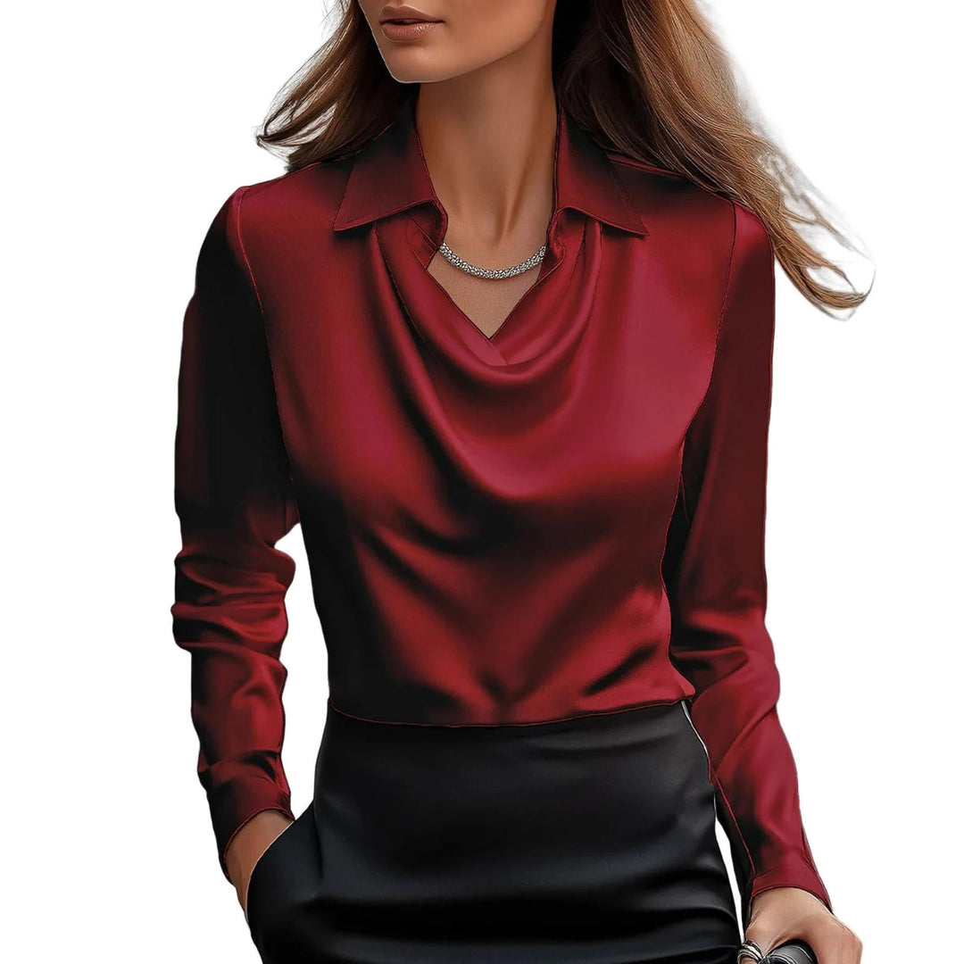 Verona Satin Elegant Blouse