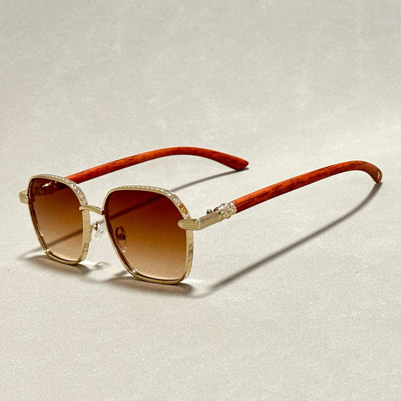 Montclair Wood Metal Sunglasses