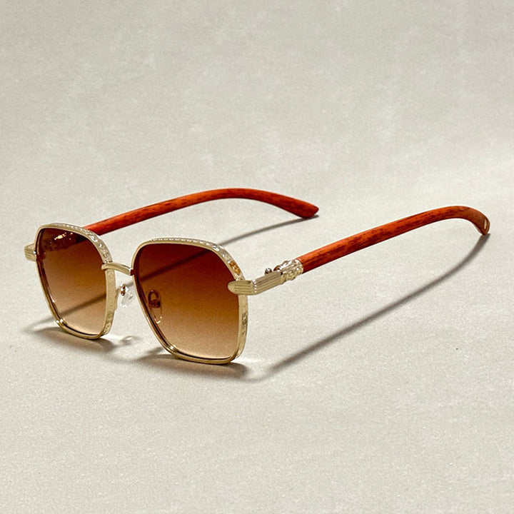 Montclair Wood Metal Sunglasses