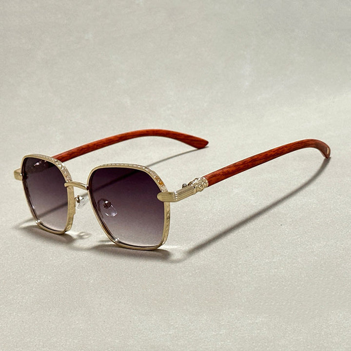 Montclair Wood Metal Sunglasses