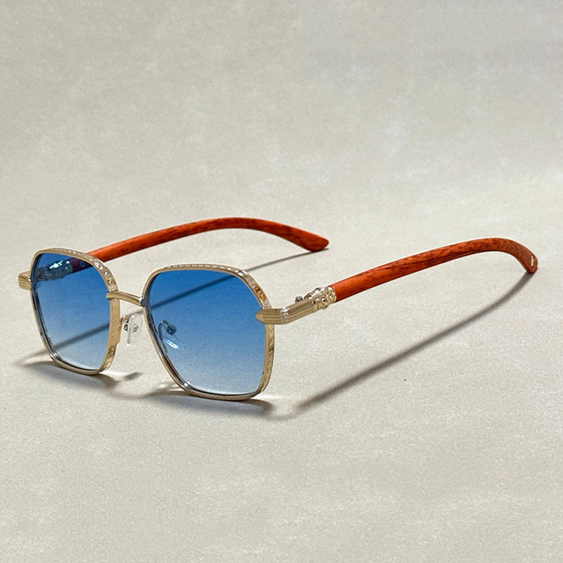 Montclair Wood Metal Sunglasses