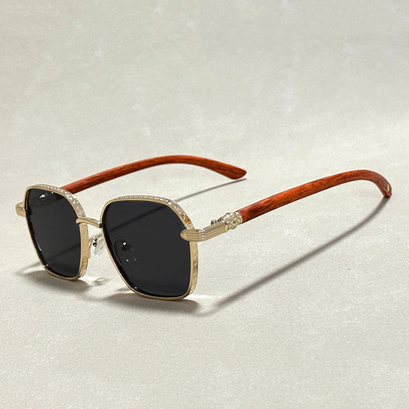 Montclair Wood Metal Sunglasses