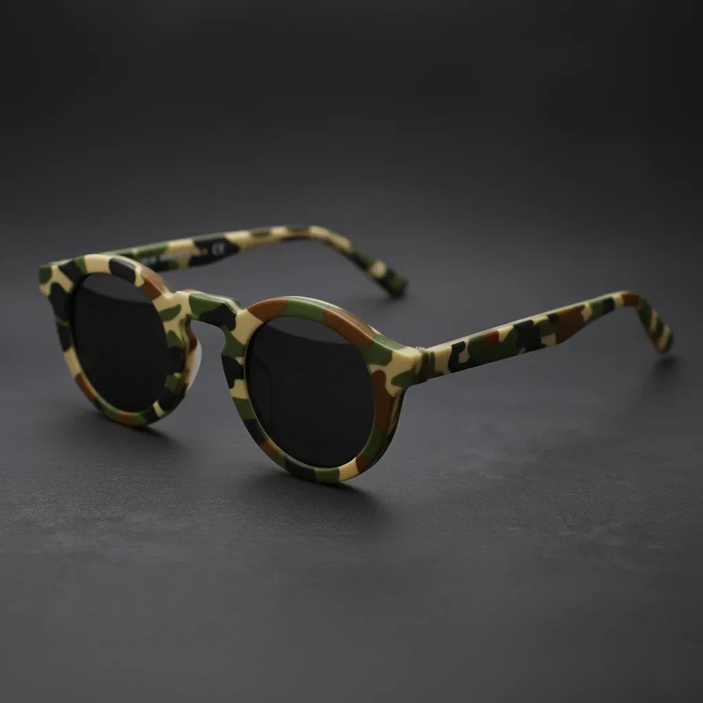 Cobble Vintage Round Sunglasses