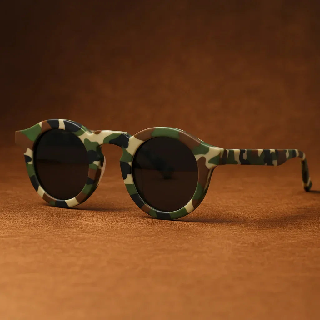 Cobble Vintage Round Sunglasses