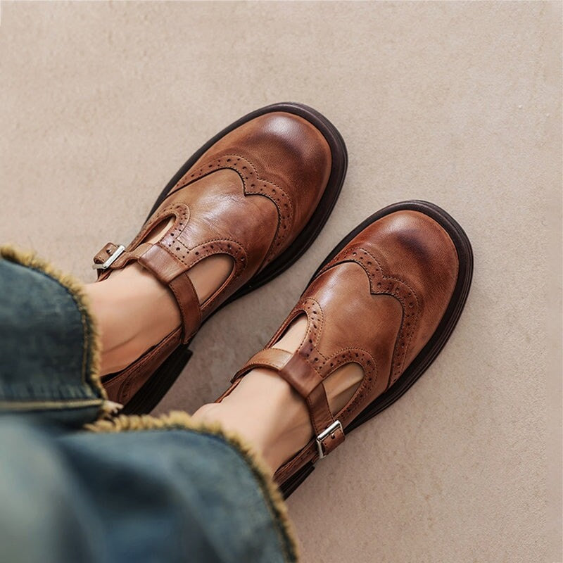 Rossetti Leather Mary Janes