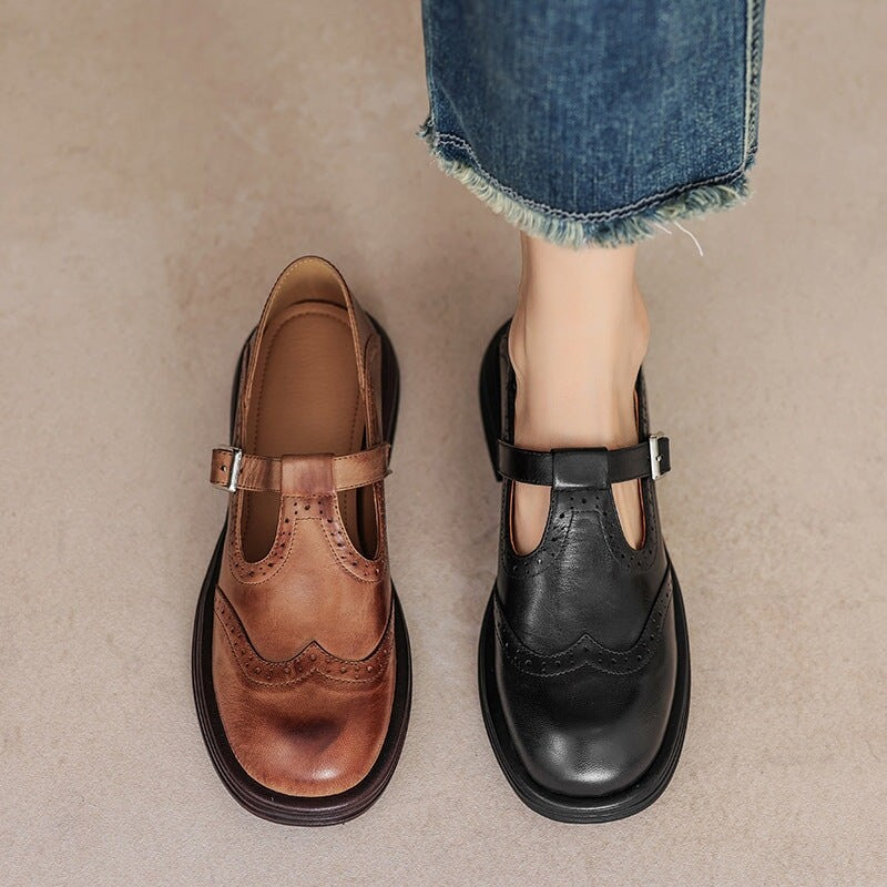 Rossetti Leather Mary Janes