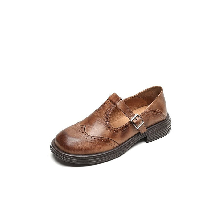 Rossetti Leather Mary Janes - Espresso