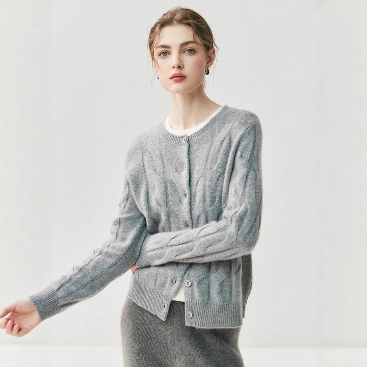 Thornbury Cashmere Cable Cardigan