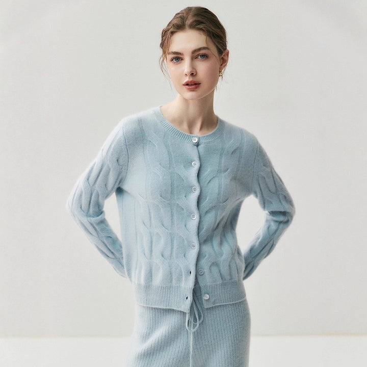 Thornbury Cashmere Cable Cardigan