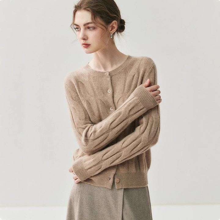 Thornbury Cashmere Cable Cardigan
